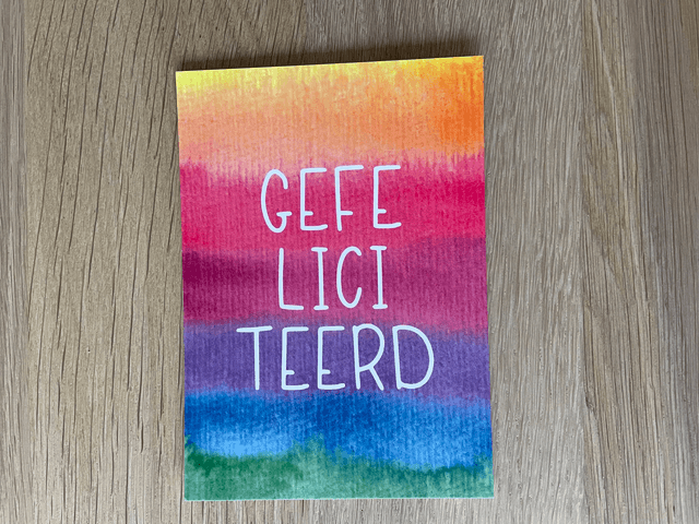 Gefeliciteerd