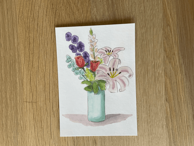 Bloemen in vaas